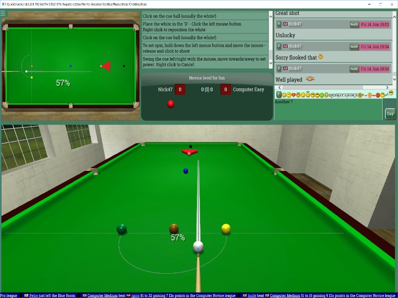 Windows 8 QuickSnooker full